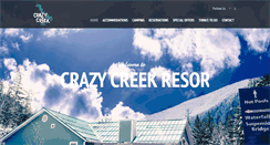 Desktop Screenshot of crazycreekresort.com